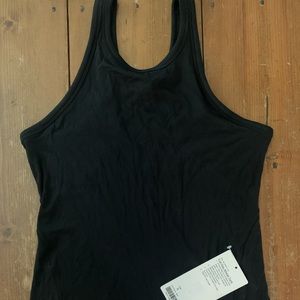 Lululemon womens size 8 full day ahead workout tank in black NWT